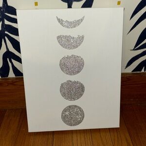 Moon canvas painting